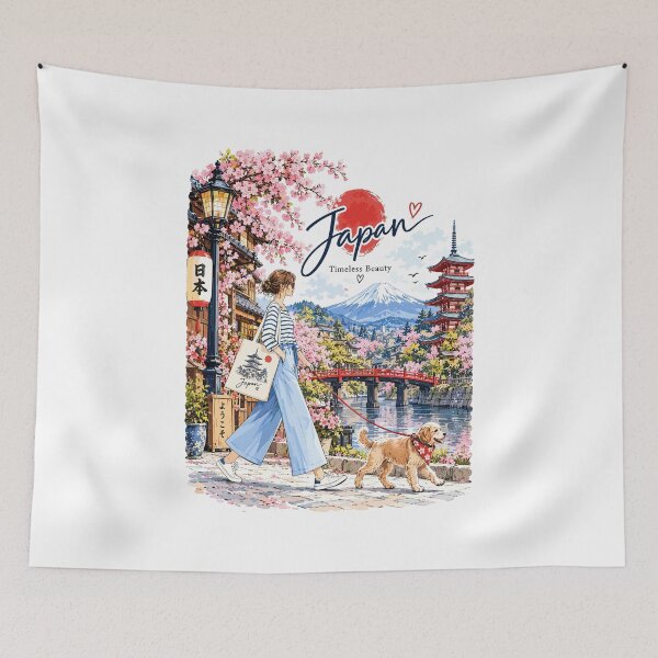 Item preview, Japan Mount Fuji Sakura Travel designed and sold by EdwinkOne.
