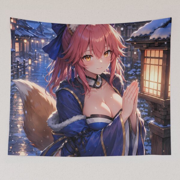 Item preview, Caster Tamamo no Mae Fate Grand Order Snow Lantern designed and sold by mildaclairmo.