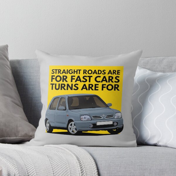 Item preview, Straight Roads for Fast Cars, Turns for Nissan Micra designed and sold by knappidesign.