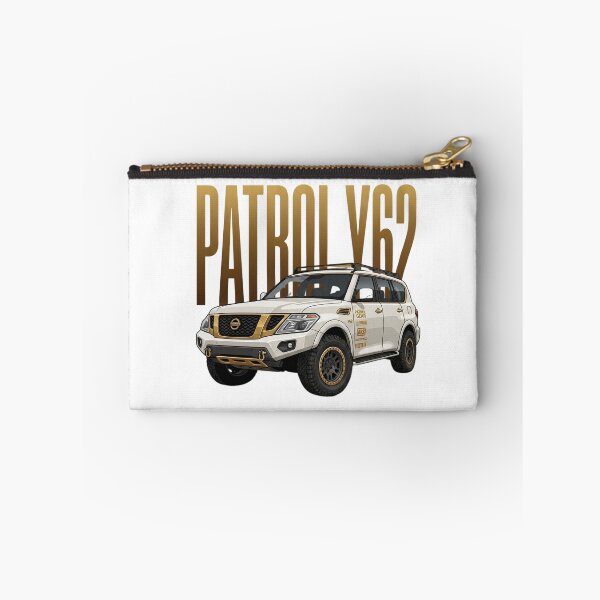 Item preview, Nissan Patrol Y62 Off-Road 4x4 White and Gold Overland SUV Art designed and sold by Motorline44.