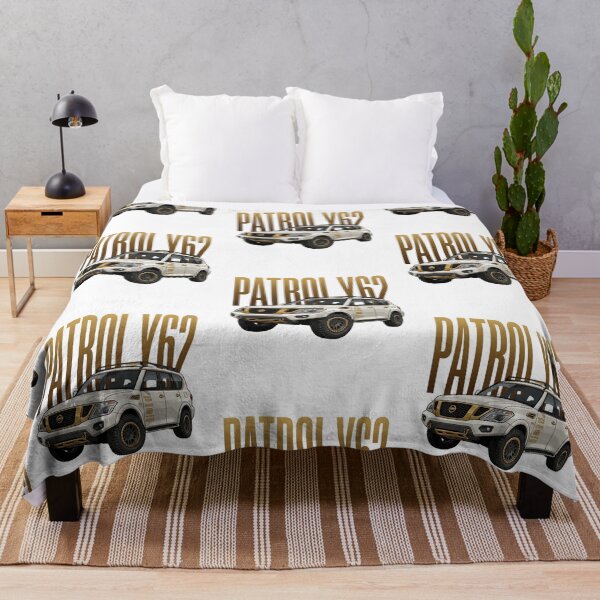 Item preview, Nissan Patrol Y62 Off-Road 4x4 White and Gold Overland SUV Art designed and sold by Motorline44.