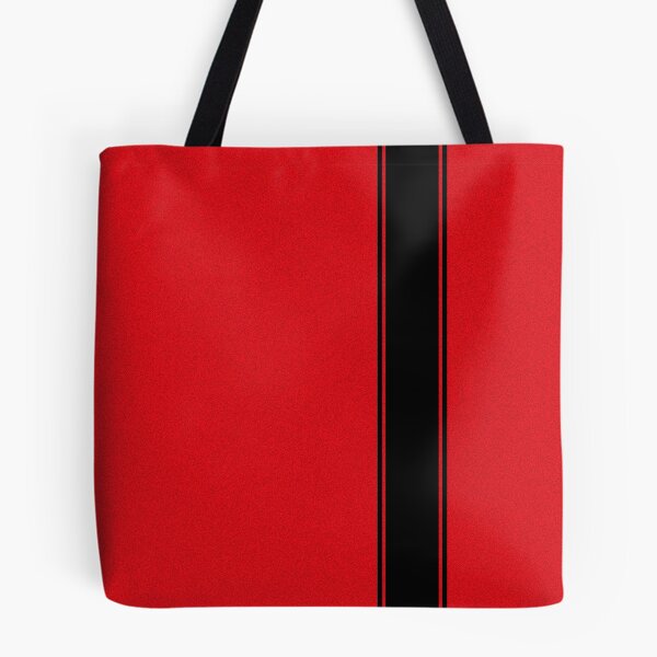 Item preview, Racing Stripe - Black on Demon Red designed and sold by ubiquitoid.