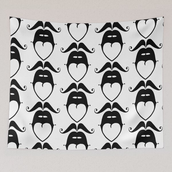 Item preview, Mustache Mouth Sticking Out Tongue designed and sold by ZhivanCrimson.