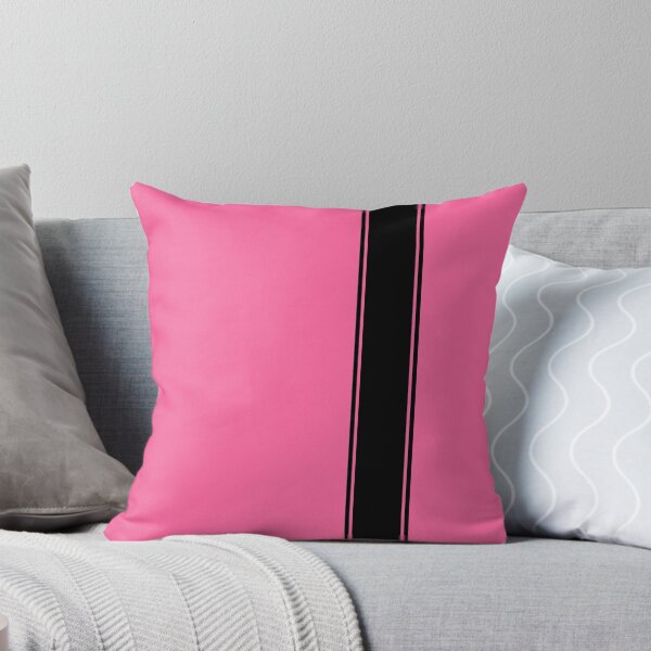 Item preview, Racing Stripe - Black on Hot Pink designed and sold by ubiquitoid.
