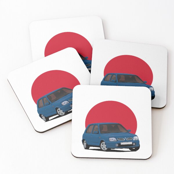 Item preview, Nissan Micra K11C with Japanese Rising Sun designed and sold by knappidesign.