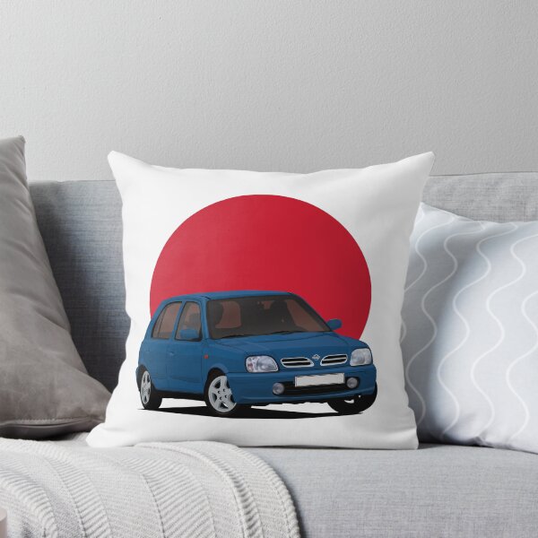 Aperçu de l'œuvre Nissan Micra K11C avec soleil levant japonais créée et vendue par knappidesign.