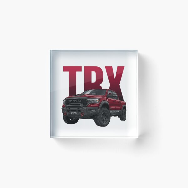 Item preview, RAM 1500 TRX V8 Supercargado Todoterreno 4x4 Ilustración Pick-Up Roja designed and sold by Motorline44.