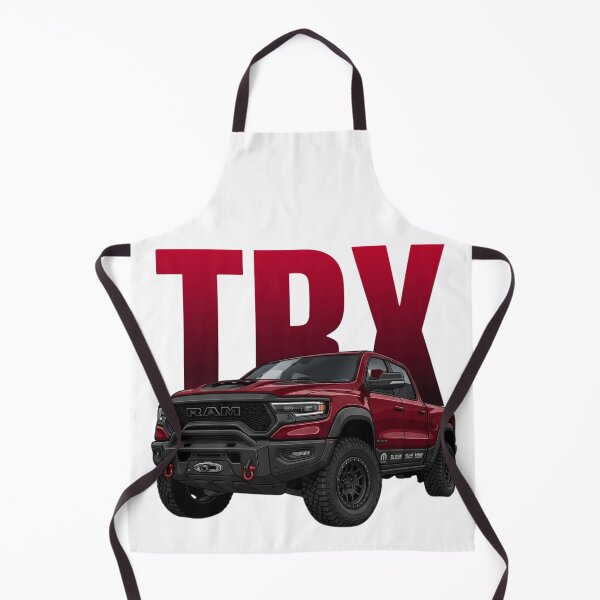 Artikelvorschau, RAM 1500 TRX Supercharged V8 Off-Road Red 4x4 Truck Art entworfen und verkauft von Motorline44.