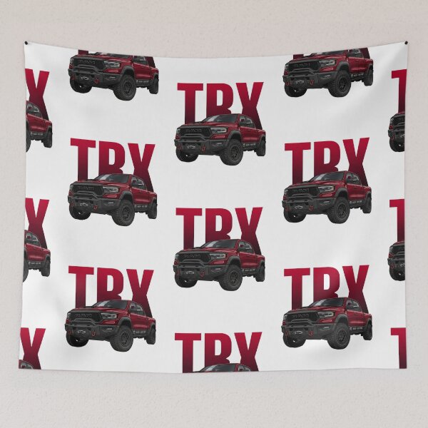 Artikelvorschau, RAM 1500 TRX Supercharged V8 Off-Road Red 4x4 Truck Art entworfen und verkauft von Motorline44.