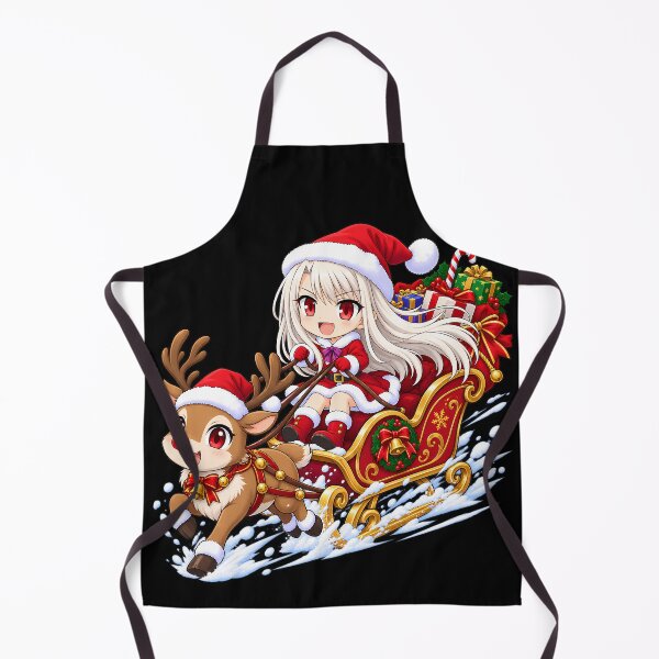 Item preview, Illyasviel von Einzbern Fate Stay Night Christmas Reindeer Sleigh designed and sold by mildaclairmo.