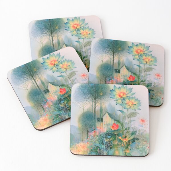 Item preview, Cottage of the Giant Lotus designed and sold by bloorose.