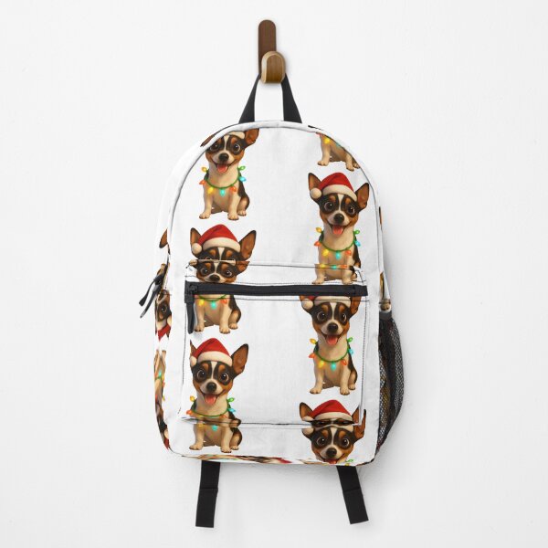 Item preview, Happy Toy Fox Terrier Dog Christmas designed and sold by Sillytoe.