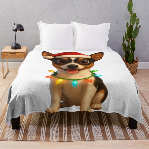 Item preview, Happy Toy Fox Terrier Dog Christmas designed and sold by Sillytoe.
