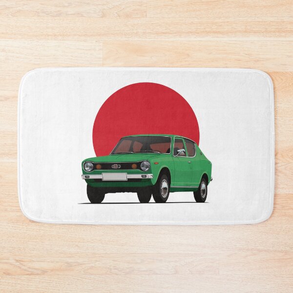 Item preview, Datsun 100A Cherry in E10 Green with Rising Sun designed and sold by knappidesign.