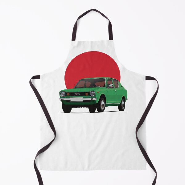 Item preview, Datsun 100A Cherry in E10 Green with Rising Sun designed and sold by knappidesign.
