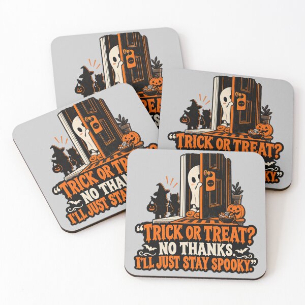 Item preview, Trick or Treat No Thanks I’ll Just Stay Spooky designed and sold by erkancept.