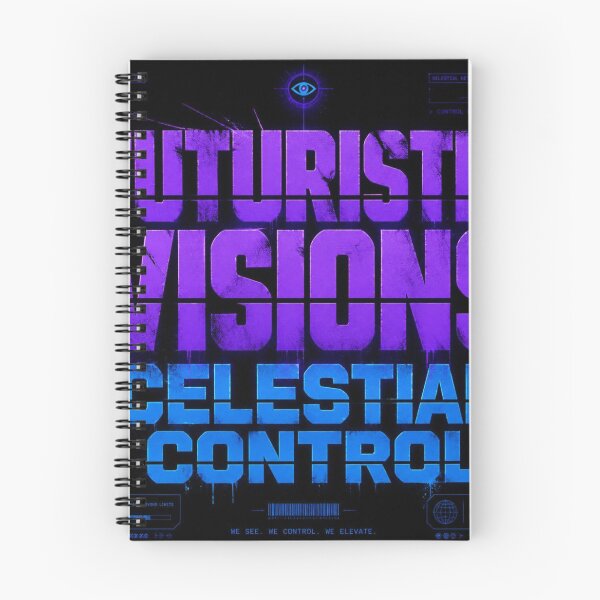 Item preview, Futuristic Visions Celestial Control Cyberpunk Poster designed and sold by Lespribos .