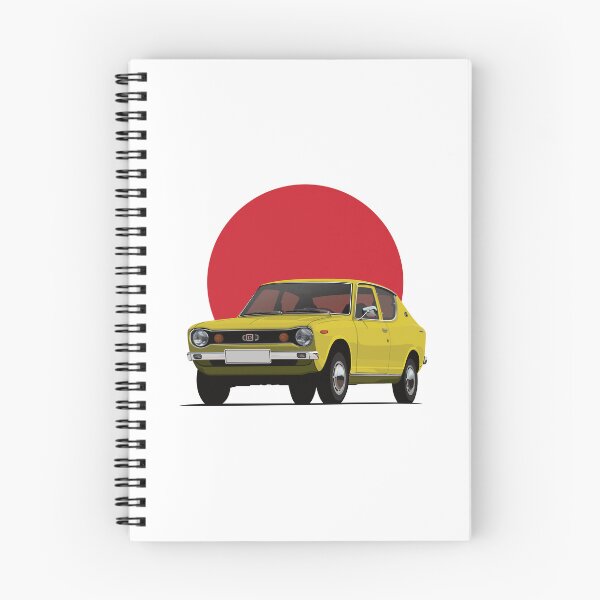 Item preview, Datsun 100A Cherry in Yellow with Rising Sun designed and sold by knappidesign.