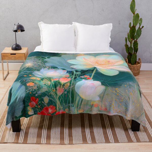 Item preview, Luminous Water Lily Haven designed and sold by bloorose.