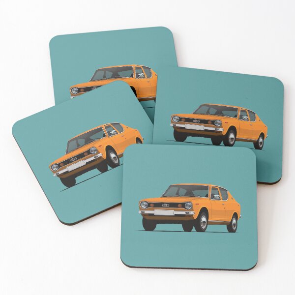 Item preview, Datsun 100A Cherry E10 in Orange designed and sold by knappidesign.