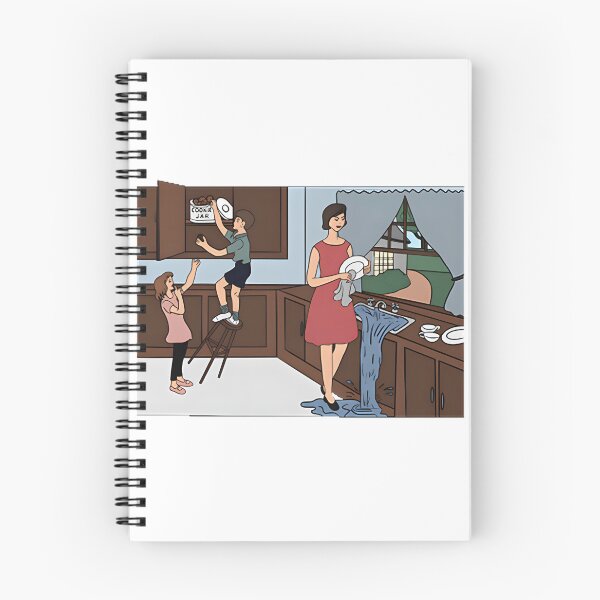 Item preview, Funny Cookie Theft Illustration with Cartoon Character Stealing Cookies designed and sold by Mohamed Naeem.