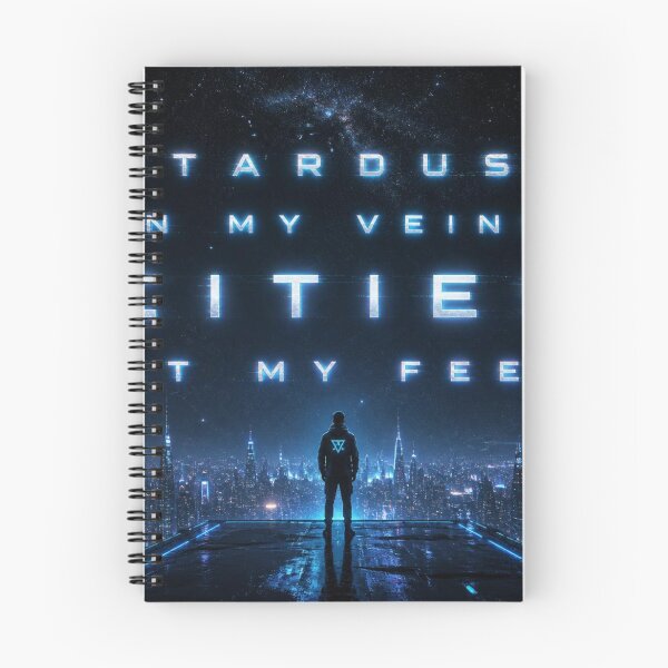 Item preview, Stardust In My Veins Cities At My Feet Cosmic Sci-Fi Design designed and sold by Lespribos .