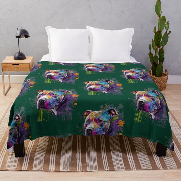 Artikelvorschau, Amerikanisches Staffordshire-Design im farbenfrohen Pop-Art-Stil entworfen und verkauft von DecorHomeGifts.