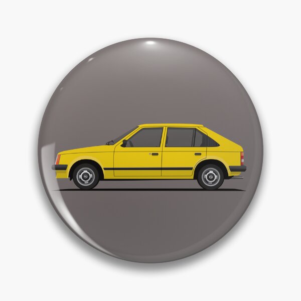 Item preview, Yellow Kadett D and Astra Mk1 designed and sold by knappidesign.