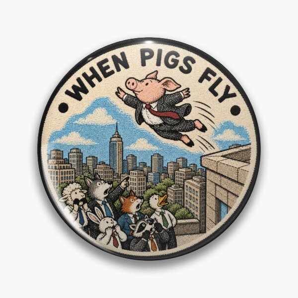 Item preview, When Pigs Fly designed and sold by RowanBrind.