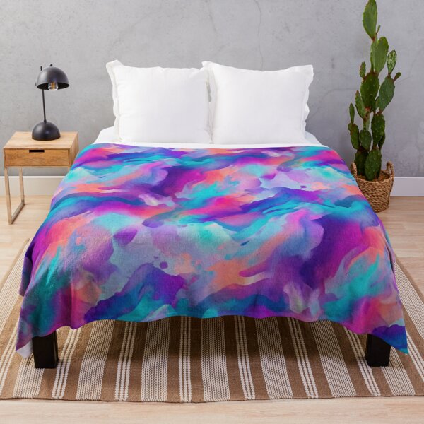 Item preview, Waves of Abstract Neon Dreamscape Fluid Art Colorful Psychedelic Seamless Pattern. designed and sold by Giulivo Store Graphic.