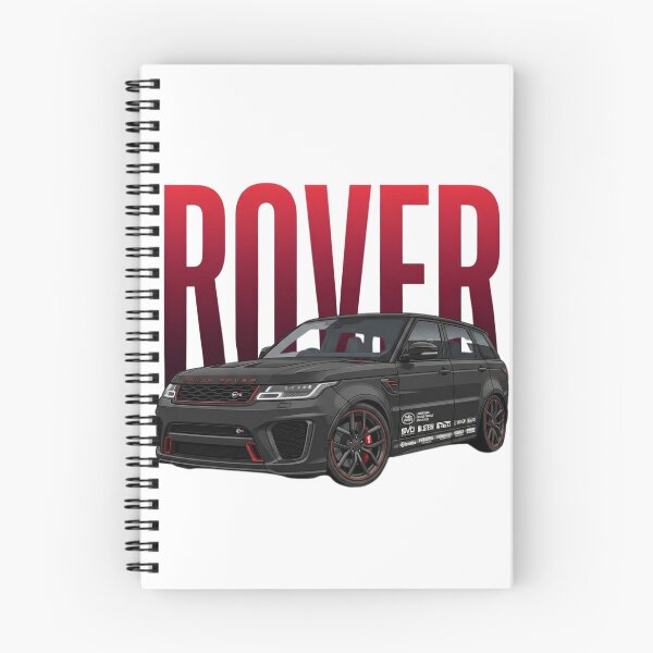 Artikelvorschau, Range Rover Sport SVR Luxus-SUV Schwarz und Rot V8 Performance Art entworfen und verkauft von Motorline44.