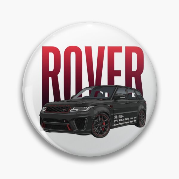 Artikelvorschau, Range Rover Sport SVR Luxus-SUV Schwarz und Rot V8 Performance Art entworfen und verkauft von Motorline44.