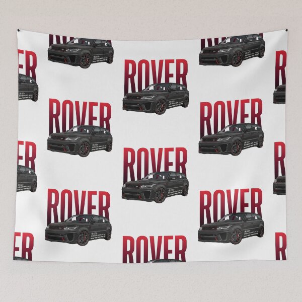 Artikelvorschau, Range Rover Sport SVR Luxus-SUV Schwarz und Rot V8 Performance Art entworfen und verkauft von Motorline44.