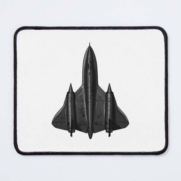 Item preview, SR-71 Blackbird Top View Black Spy Plane Aviation Pilot Gift designed and sold by IRON WINGS /USAF.