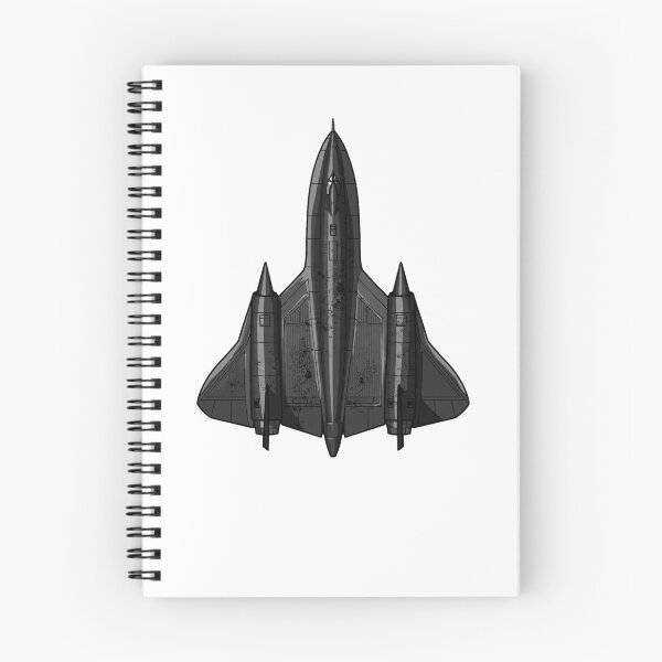 Item preview, SR-71 Blackbird Top View Black Spy Plane Aviation Pilot Gift designed and sold by IRON WINGS /USAF.
