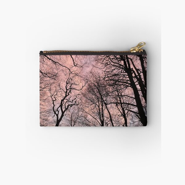 Item preview, Pink Sunset Silhouette Winter Trees Nature designed and sold by Stonish.