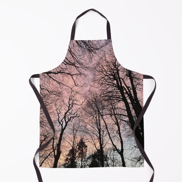 Item preview, Pink Sunset Silhouette Winter Trees Nature designed and sold by Stonish.