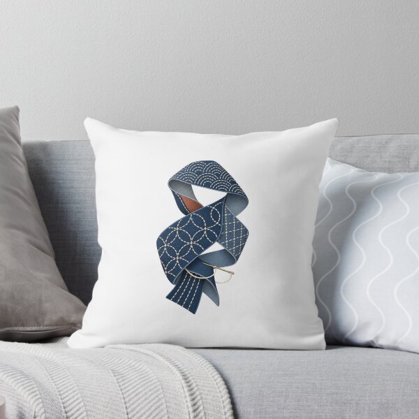 Item preview, Indigo Sashiko Sampler Textile Ribbon designed and sold by NeonMystic.