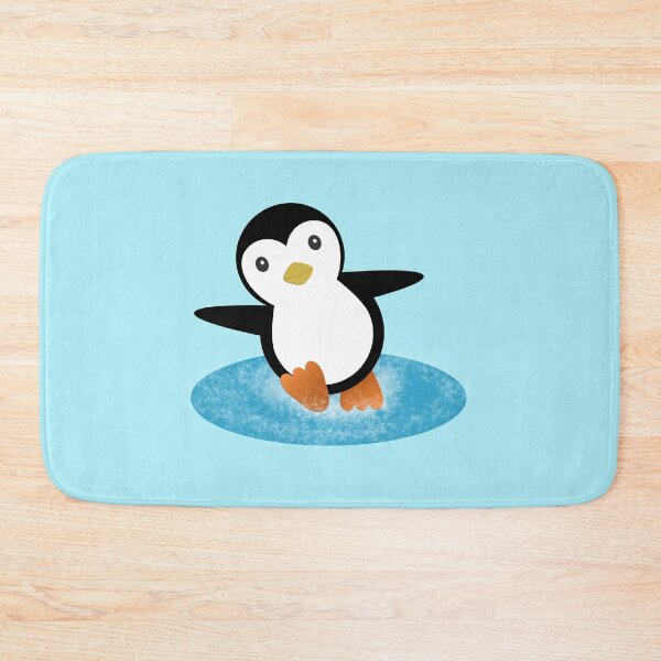 Item preview, Hermoso pingüino patinando en la nieve designed and sold by expresiones8.