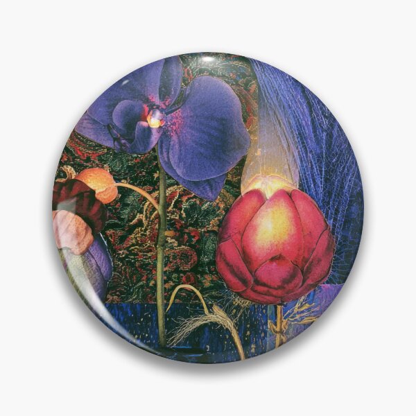 Item preview, Batik Eclectic Indigo Abstract Purple Orchid Pattern designed and sold by scicilysimonee.