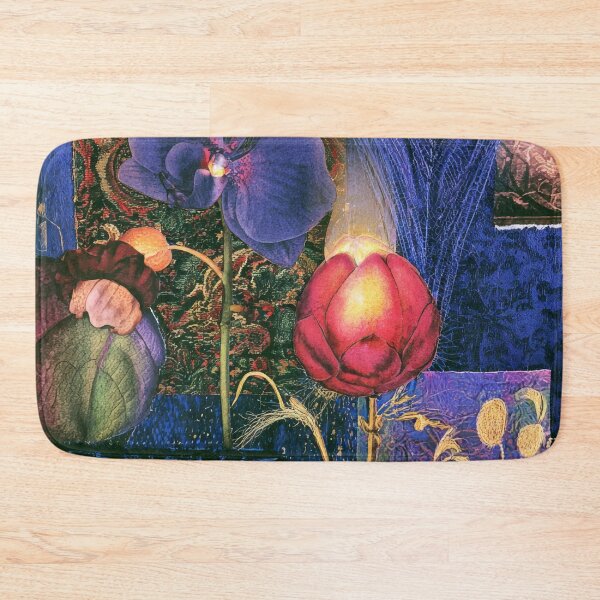 Item preview, Batik Eclectic Indigo Abstract Purple Orchid Pattern designed and sold by scicilysimonee.