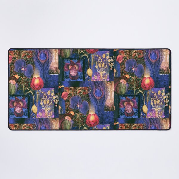 Item preview, Batik Eclectic Indigo Abstract Purple Orchid Pattern designed and sold by scicilysimonee.