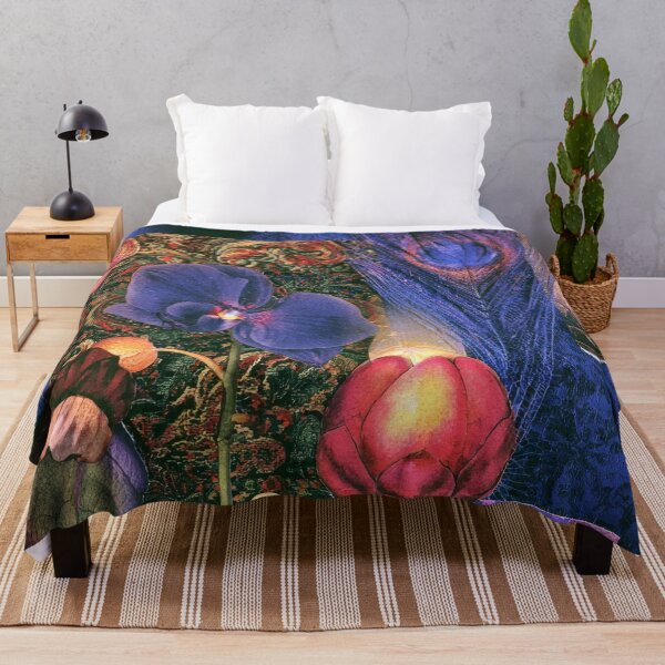 Item preview, Batik Eclectic Indigo Abstract Purple Orchid Pattern designed and sold by scicilysimonee.