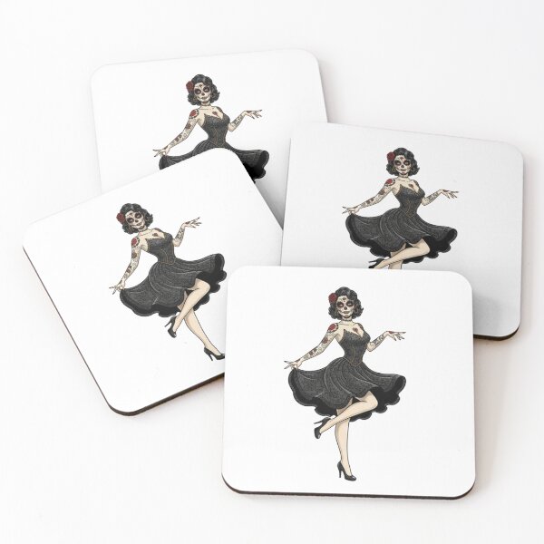 Item preview, Pinup Feminina Catrina – Caveira Sensual, Estilo Tatuagem Vintage, Feminilidade Divina designed and sold by BellaAbreu8.