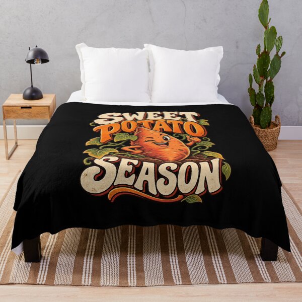 Aperçu de l'œuvre Sweet Potato Season Cute Retro Fall Food Humor créée et vendue par MOTIFOLK.