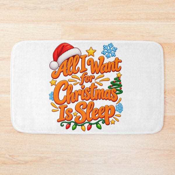 Item preview, All I Want For Christmas Is Sleep Funny Christmas Pajama designed and sold by Deepsleepstudio.