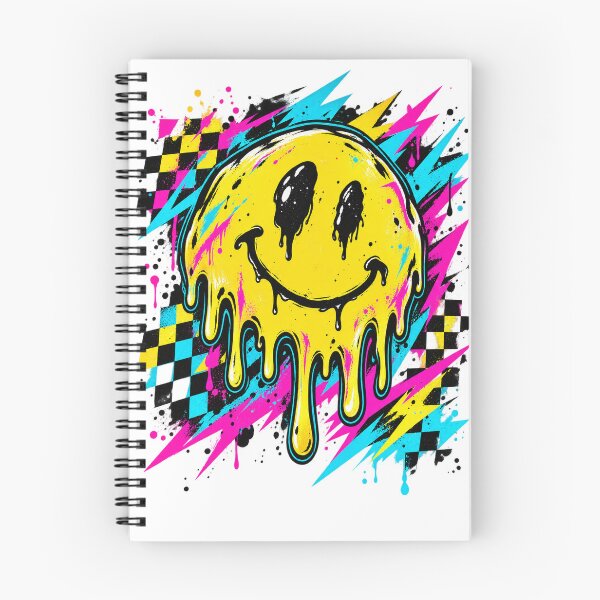 Item preview, Melting Yellow Face with Neon Drips designed and sold by MNAThreads.