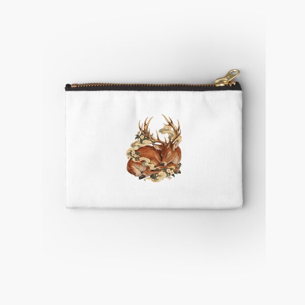 Item preview, Ciervo rojo – Durmiendo, arte nocturno acogedor designed and sold by Sleepy Safari.