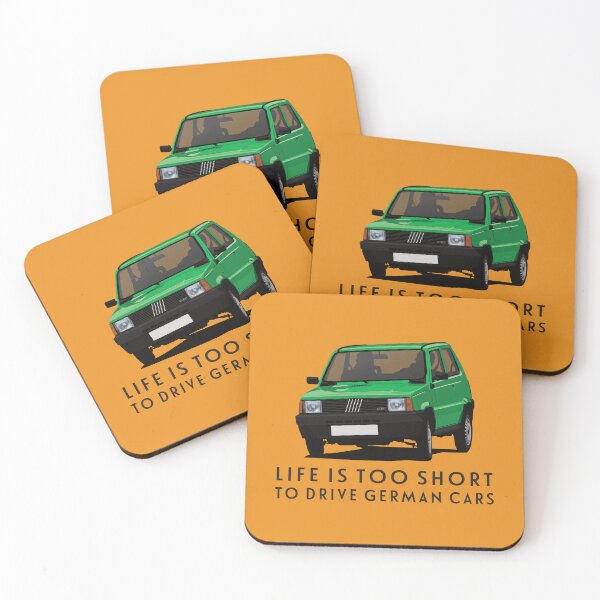 Item preview, Life is Too Short to Drive German Cars - Panda Mk1 designed and sold by knappidesign.