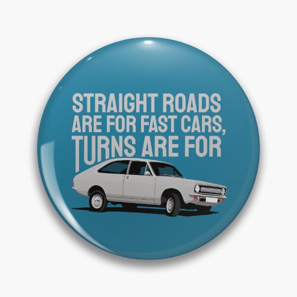 Item preview, Straight Roads Are for Fast Cars, Turns are for Morris Marina designed and sold by knappidesign.